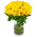 Bouquet of yellow roses